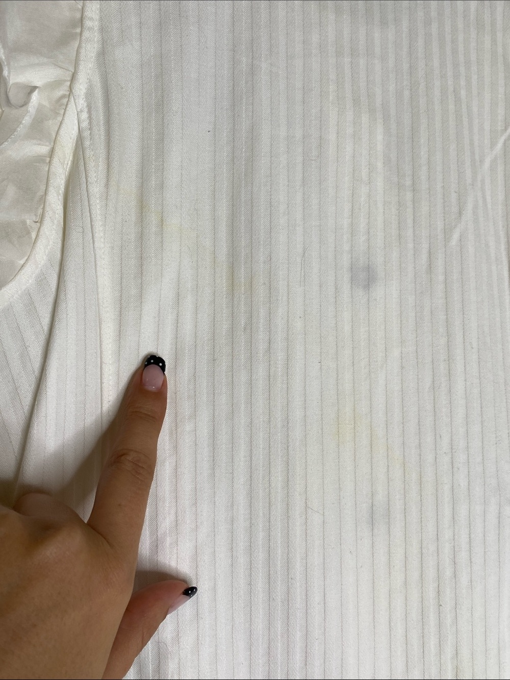 Coach White Ruffle Eyelet Sleeveless Mini Dress - Picture 6 of 7